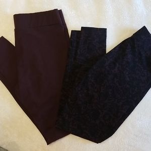 Matty M Leggings 2 Pair Size Small